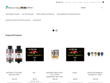 Tablet Screenshot of gcvapors.com